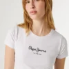Slim Fit T-Shirt mit Logo-Print Slim Fit T-Shirt mit Logo-Print