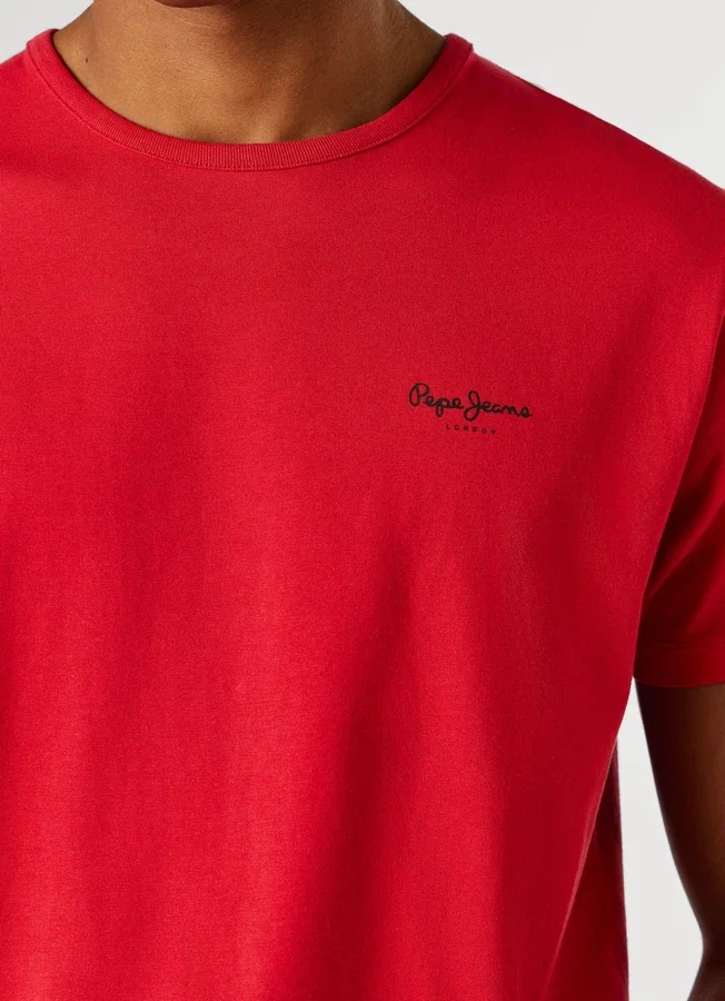 Slim Fit T-Shirt mit Logo-Print Slim Fit T-Shirt mit Logo-Print