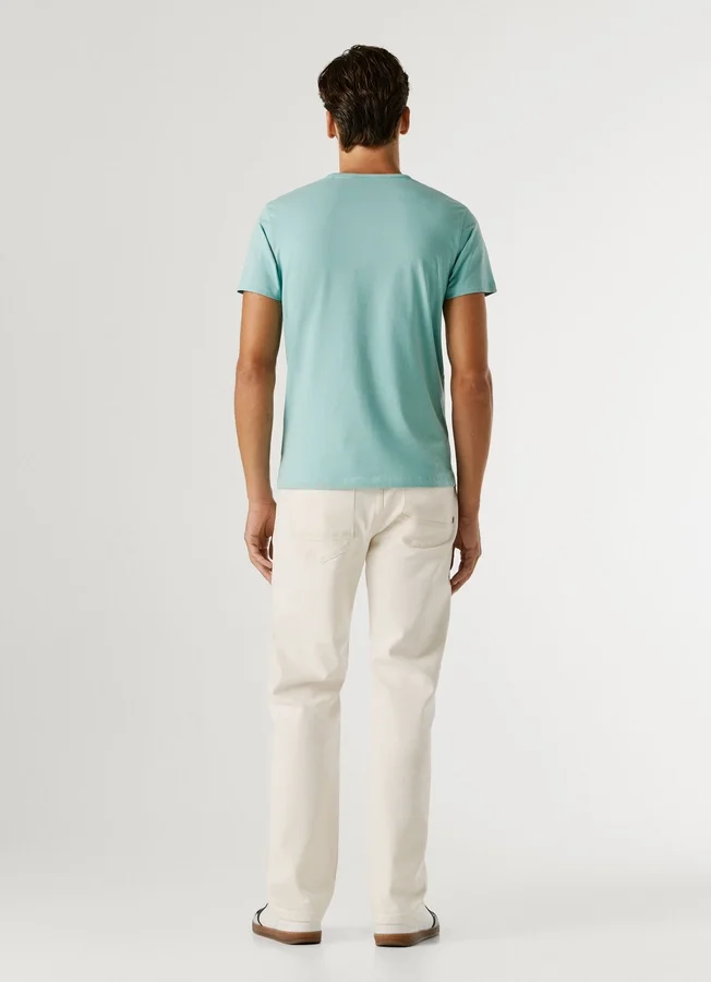 Slim Fit T-Shirt mit Logo-Print Slim Fit T-Shirt mit Logo-Print