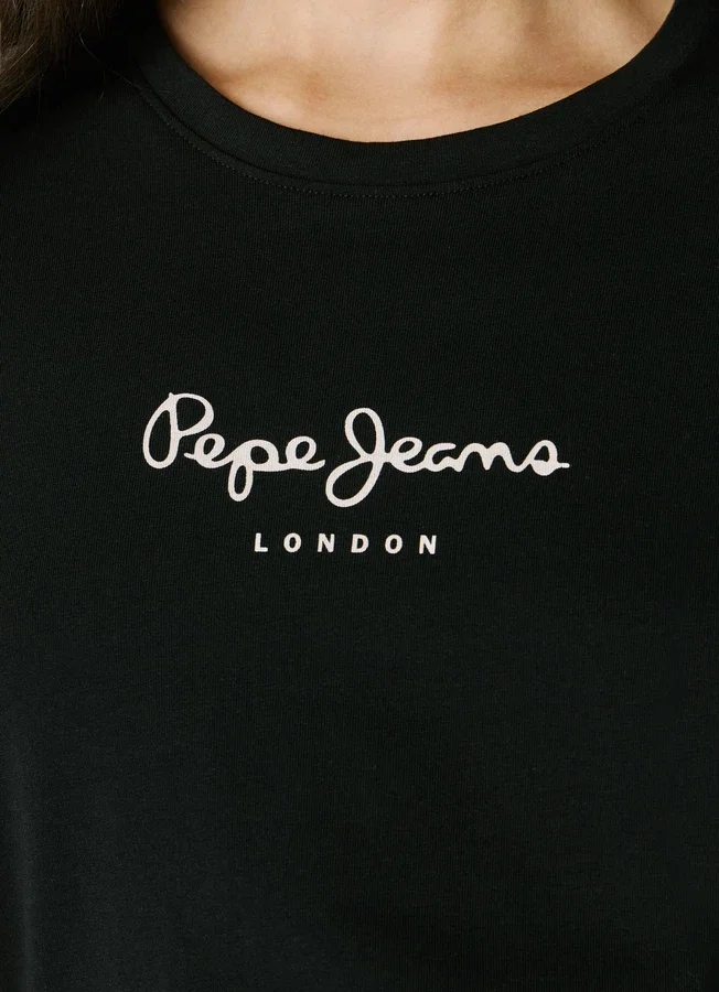 Slim Fit T-Shirt mit Logo-Print Slim Fit T-Shirt mit Logo-Print