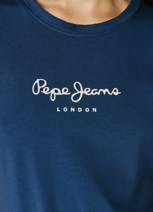 Slim Fit T-Shirt mit Logo-Print Slim Fit T-Shirt mit Logo-Print