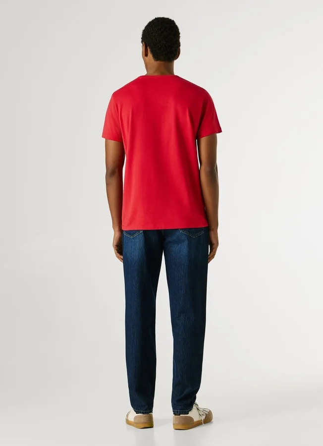 Slim Fit T-Shirt mit Logo-Print Slim Fit T-Shirt mit Logo-Print