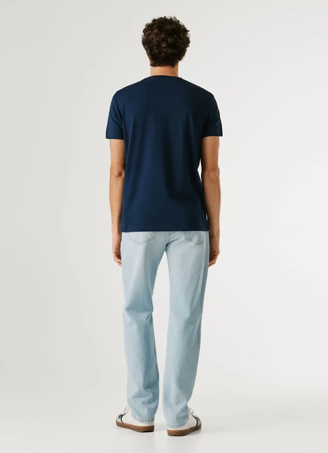 Slim Fit T-Shirt mit Logo-Print Slim Fit T-Shirt mit Logo-Print