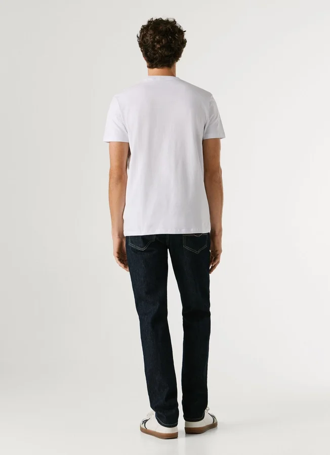 Slim Fit T-Shirt mit Logo-Print Slim Fit T-Shirt mit Logo-Print