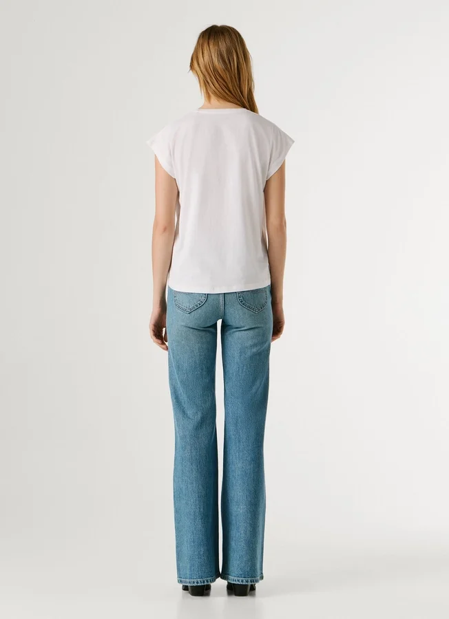 Slim Fit T-Shirt mit Logo-Print Slim Fit T-Shirt mit Logo-Print