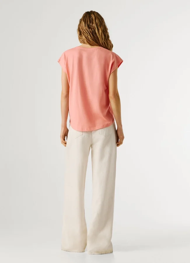 Slim Fit T-Shirt mit Logo-Print Slim Fit T-Shirt mit Logo-Print
