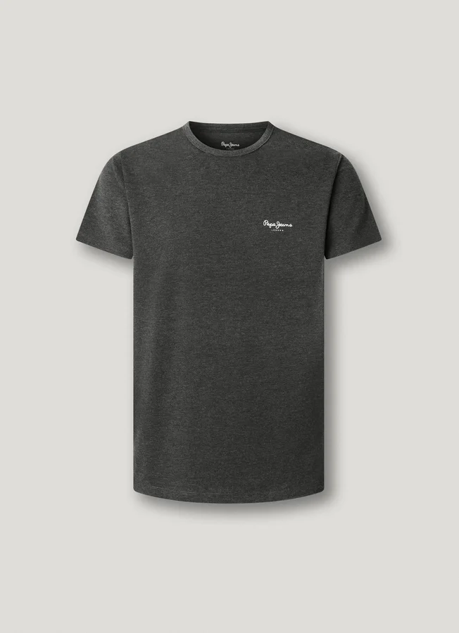Slim Fit T-Shirt mit Logo-Print Slim Fit T-Shirt mit Logo-Print