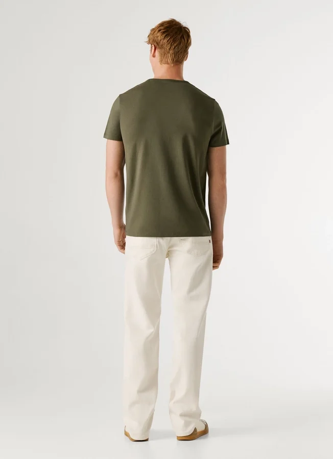 Slim Fit T-Shirt mit Logo-Print Slim Fit T-Shirt mit Logo-Print