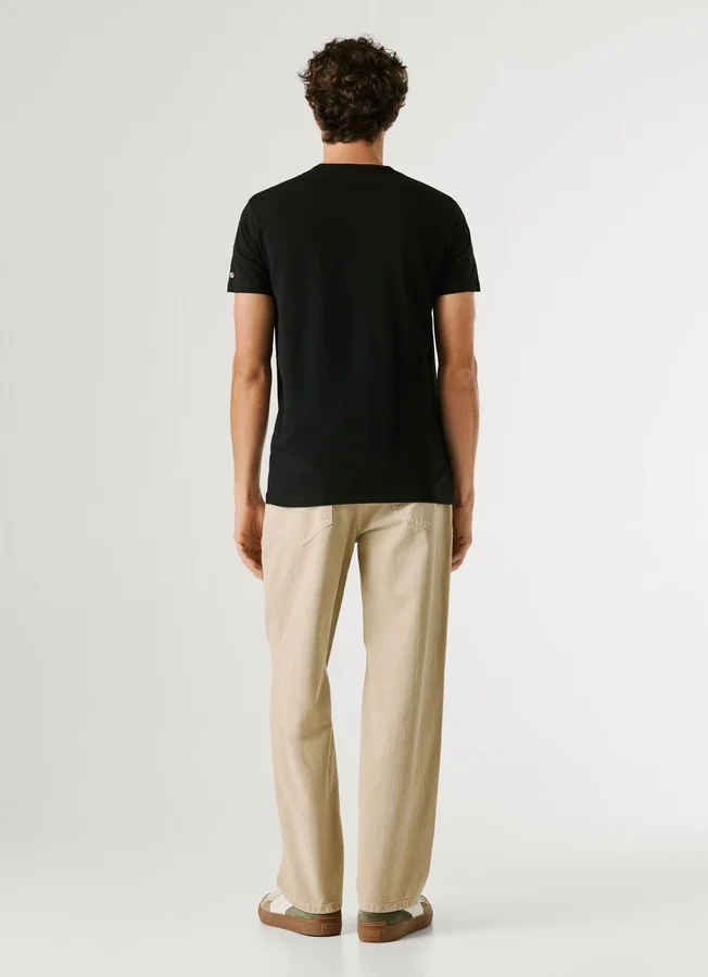 Slim Fit T-Shirt mit Logo-Print Slim Fit T-Shirt mit Logo-Print