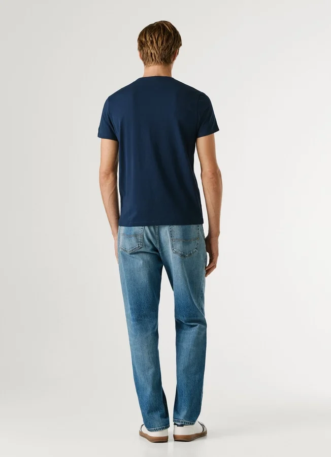 Slim Fit T-Shirt mit Logo-Print Slim Fit T-Shirt mit Logo-Print