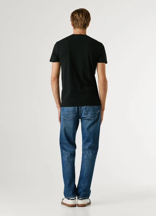 Slim Fit T-Shirt mit Logo-Print Slim Fit T-Shirt mit Logo-Print