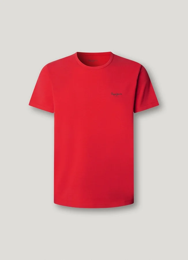 Slim Fit T-Shirt mit Logo-Print Slim Fit T-Shirt mit Logo-Print