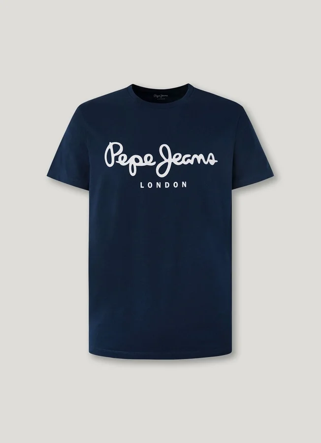 Slim Fit T-Shirt mit Logo-Print Slim Fit T-Shirt mit Logo-Print