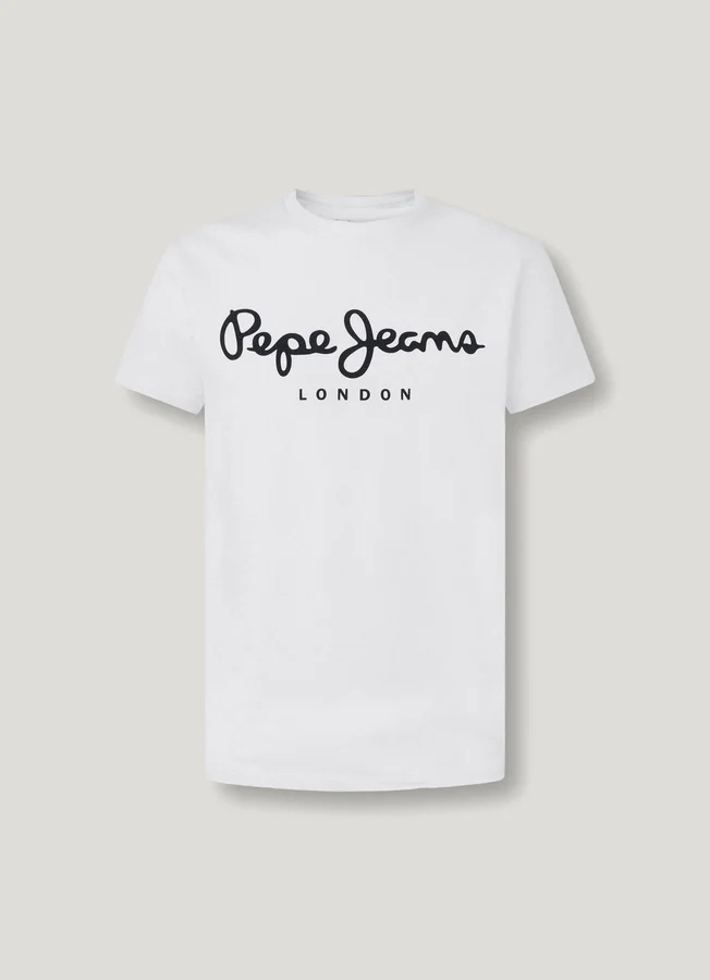 Slim Fit T-Shirt mit Logo-Print Slim Fit T-Shirt mit Logo-Print