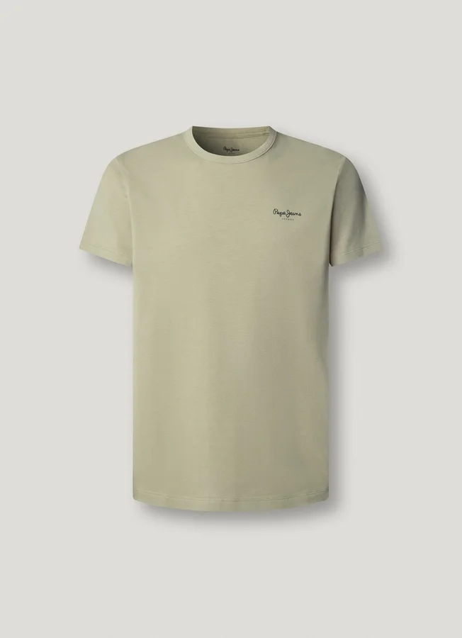 Slim Fit T-Shirt mit Logo-Print Slim Fit T-Shirt mit Logo-Print