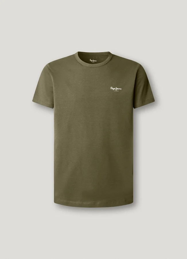 Slim Fit T-Shirt mit Logo-Print Slim Fit T-Shirt mit Logo-Print