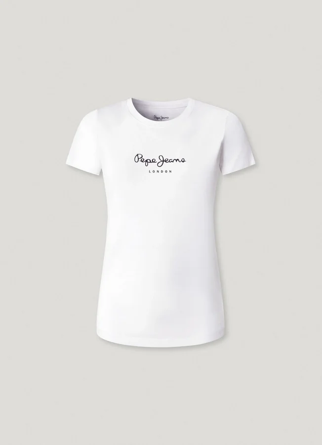 Slim Fit T-Shirt mit Logo-Print Slim Fit T-Shirt mit Logo-Print
