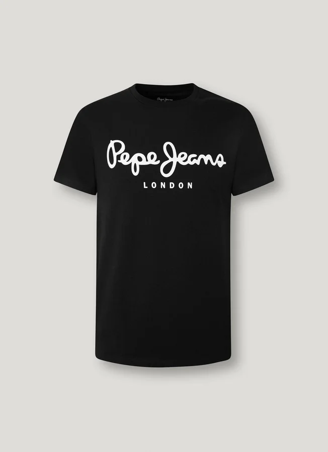 Slim Fit T-Shirt mit Logo-Print Slim Fit T-Shirt mit Logo-Print