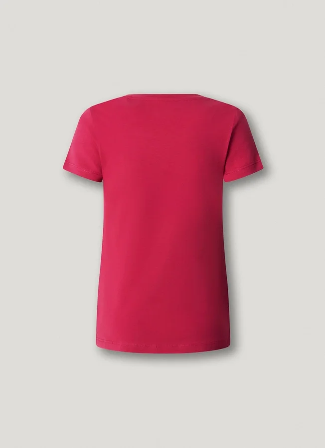 Slim Fit T-Shirt mit Logo-Print Slim Fit T-Shirt mit Logo-Print
