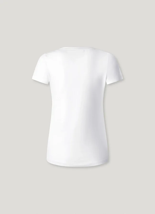 Slim Fit T-Shirt mit Logo-Print Slim Fit T-Shirt mit Logo-Print