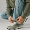 Sneaker aus Leder mit Details aus Wildleder