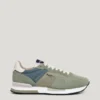 Sneaker aus Leder mit Details aus Wildleder