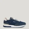 Sneaker aus Leder mit Details aus Wildleder Sneaker aus Leder mit Details aus Wildleder