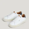 Sneaker aus Leder mit Details aus Wildleder Sneaker aus Leder mit Details aus Wildleder