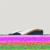 Sneaker aus Leder mit Details aus Wildleder Sneaker aus Leder mit Details aus Wildleder