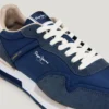 Sneaker aus Leder mit Details aus Wildleder Sneaker aus Leder mit Details aus Wildleder