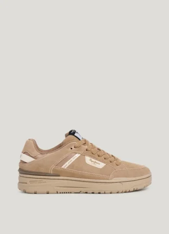 Sneaker mit Cupsole aus Wildleder