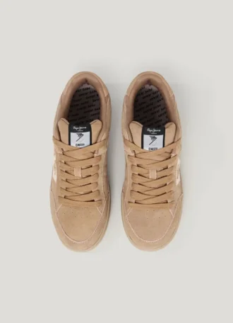 Sneaker mit Cupsole aus Wildleder