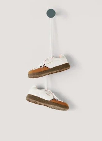 Sneaker mit Cupsole und Animal-Print-Details