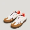 Sneaker mit Cupsole und Animal-Print-Details