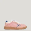 Sneakers mit Cupsole in Wildlederoptik