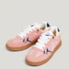 Sneakers mit Cupsole in Wildlederoptik