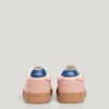 Sneakers mit Cupsole in Wildlederoptik