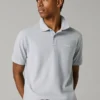 Stückgefärbtes Piqué-Poloshirt Stückgefärbtes Piqué-Poloshirt