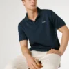 Stückgefärbtes Piqué-Poloshirt Stückgefärbtes Piqué-Poloshirt