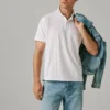 Stückgefärbtes Piqué-Poloshirt Stückgefärbtes Piqué-Poloshirt