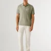 Stückgefärbtes Piqué-Poloshirt Stückgefärbtes Piqué-Poloshirt