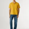 Stückgefärbtes Piqué-Poloshirt Stückgefärbtes Piqué-Poloshirt