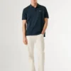 Stückgefärbtes Piqué-Poloshirt Stückgefärbtes Piqué-Poloshirt