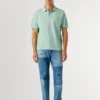 Stückgefärbtes Piqué-Poloshirt Stückgefärbtes Piqué-Poloshirt