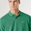 Stückgefärbtes Piqué-Poloshirt Stückgefärbtes Piqué-Poloshirt