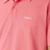 Stückgefärbtes Piqué-Poloshirt Stückgefärbtes Piqué-Poloshirt