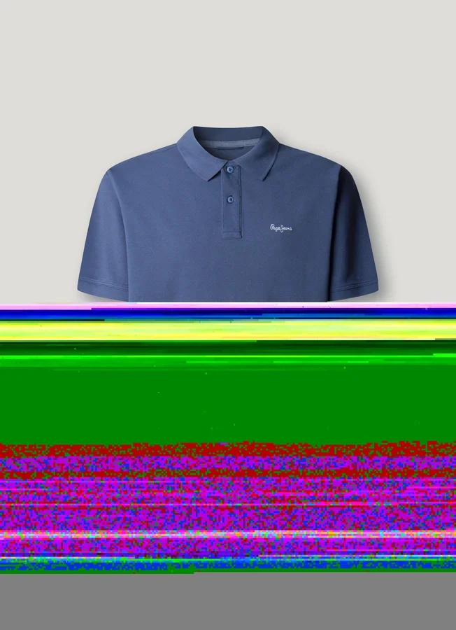 Stückgefärbtes Piqué-Poloshirt Stückgefärbtes Piqué-Poloshirt