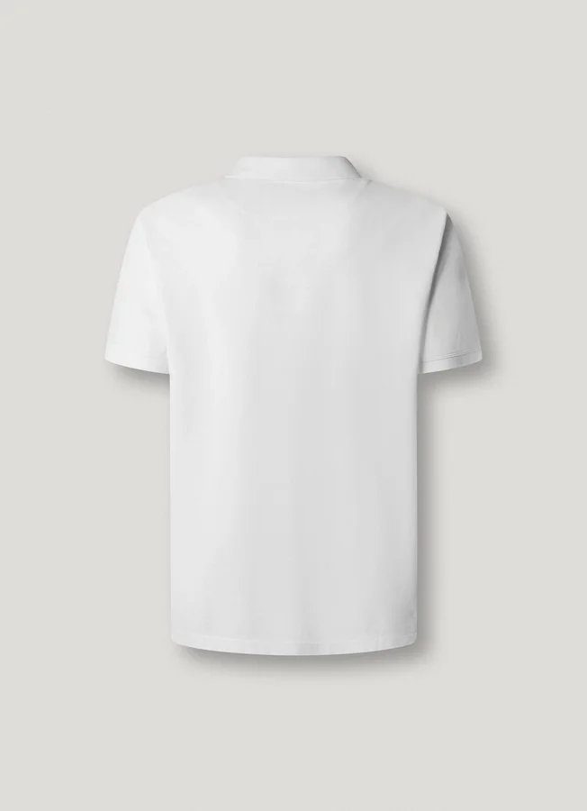 Stückgefärbtes Piqué-Poloshirt Stückgefärbtes Piqué-Poloshirt