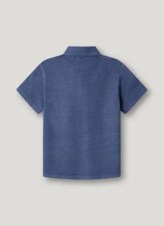 Stückgefärbtes Polohemd in Regular Fit