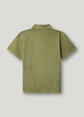 Stückgefärbtes Polohemd in Regular Fit